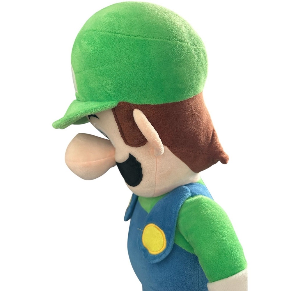 2021 Nintendo Super Mario Bros Luigi Plush Doll 25" - Picture 8 of 13